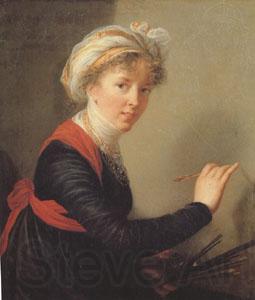 VIGEE-LEBRUN, Elisabeth Self Portrait (san 05) France oil painting art